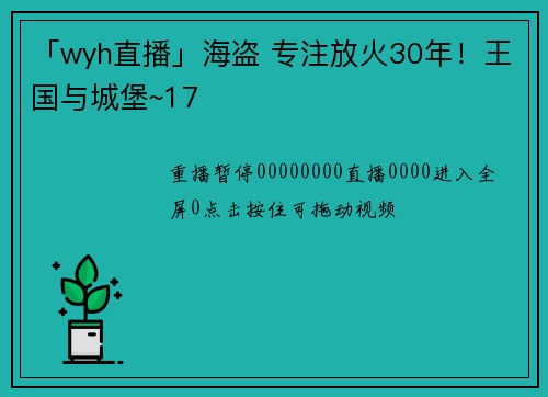 「wyh直播」海盗 专注放火30年！王国与城堡~17